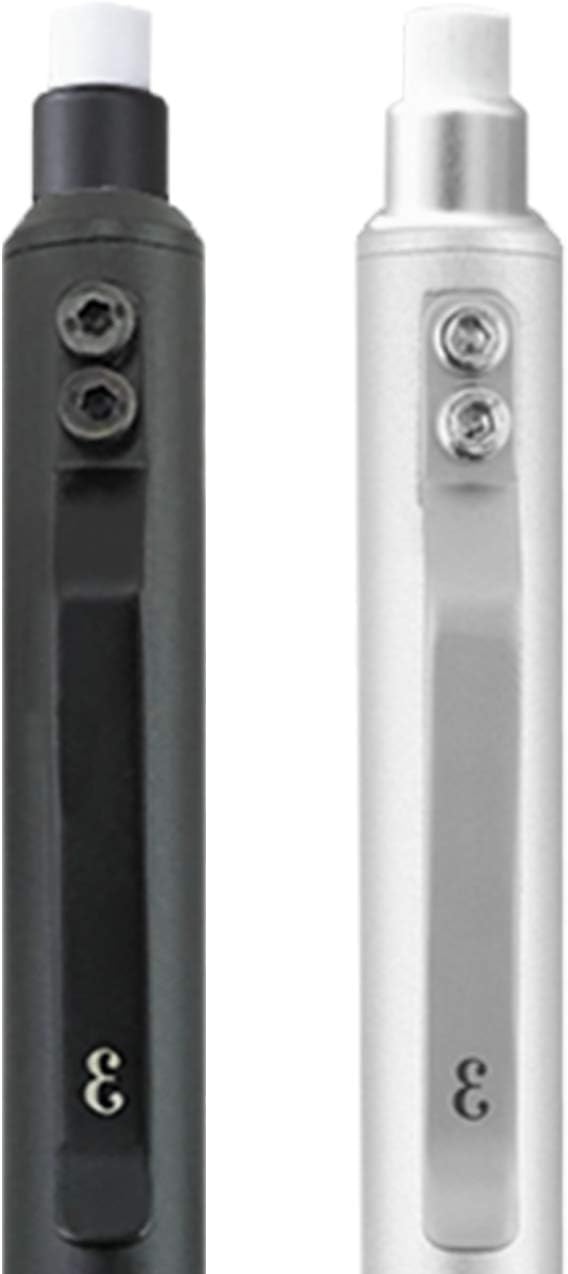 Everyman Erasers for Grafton Metal Mechanical Pencil, 10 Pack Replacement Pencil Erasers, Soft Non-Smudge Refills for Writing, Sketching, Drafting, Art, and Everyday Use