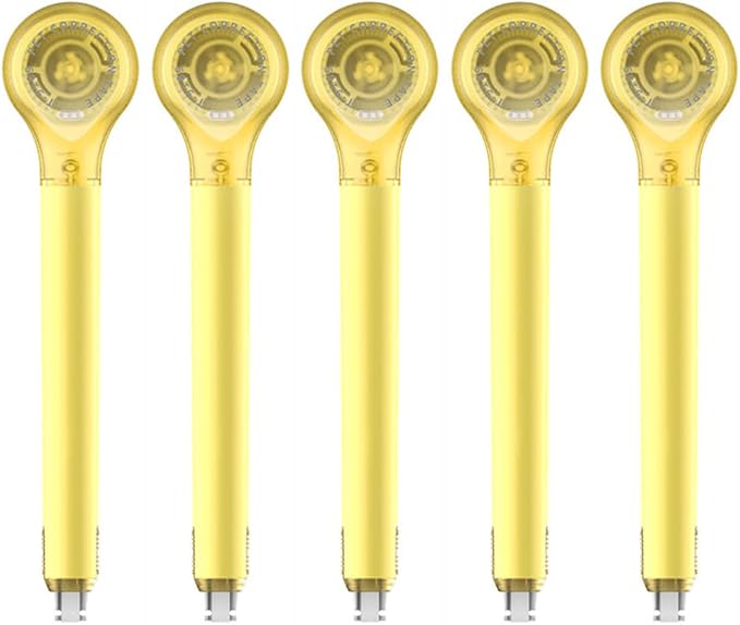 5 PCS Pen-Style Correction Tape, Reinforced Film Smooth Coverage for Office School Supplies(Yellow Correction Tape)