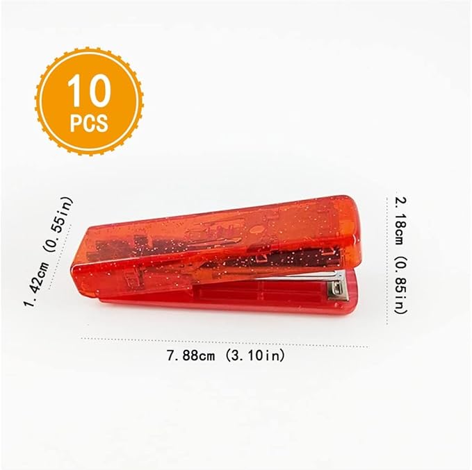 KUYWLMKMZZ Desk Stapler Desktop Stapler Creative Stapler Micro Stapler Mini Small Stapler Office Student Stationery Gift Suitable for Office Desk Office Binding School Supplies (Color : A)