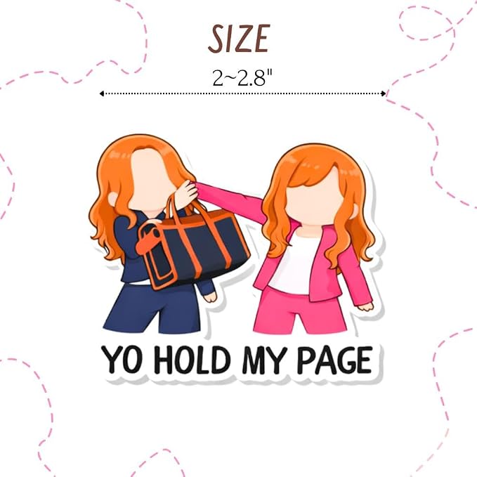 YJ PREMIUMS 4PC Funny Magnetic Bookmarks | Fun Cute Magnet Book Marks Reading Lost Hot Girls Read Books You were Right Here for Women Work Adults Travel School Teacher Office Supplies Gifts