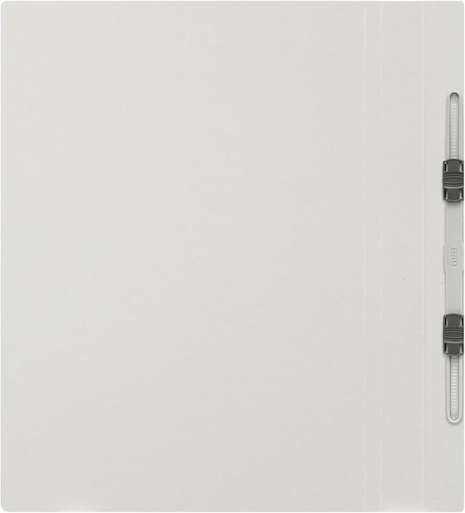 Plus Flat File, Resin Jig, Thick Binding, 10.8 inches (300 mm), A4, Vertical, Gray, 10 Books, No.021NW 79-049 x 10