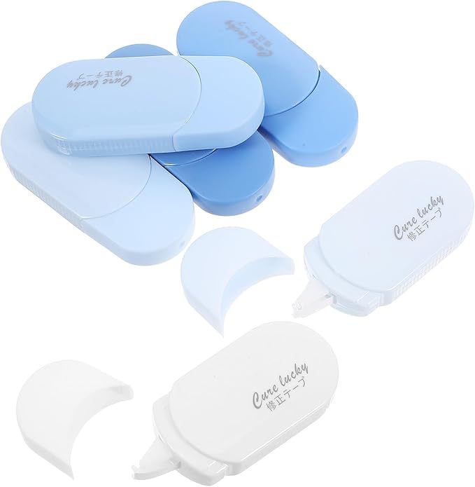 OSALADI Correction Tape Set 6pcs Gradient Blue Portable Correction Tapes for Students Classroom Supplies Aesthetic School Stationery