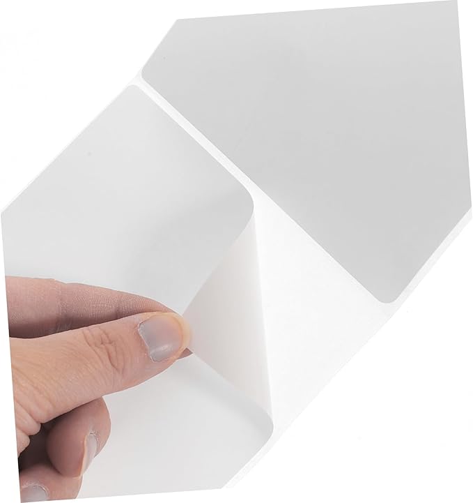 KALLORY 1roll Thermal Label Sticker Per Self-adhesive for Label Printing for Addressing Pricing Organizing Code Printing Easy to Use