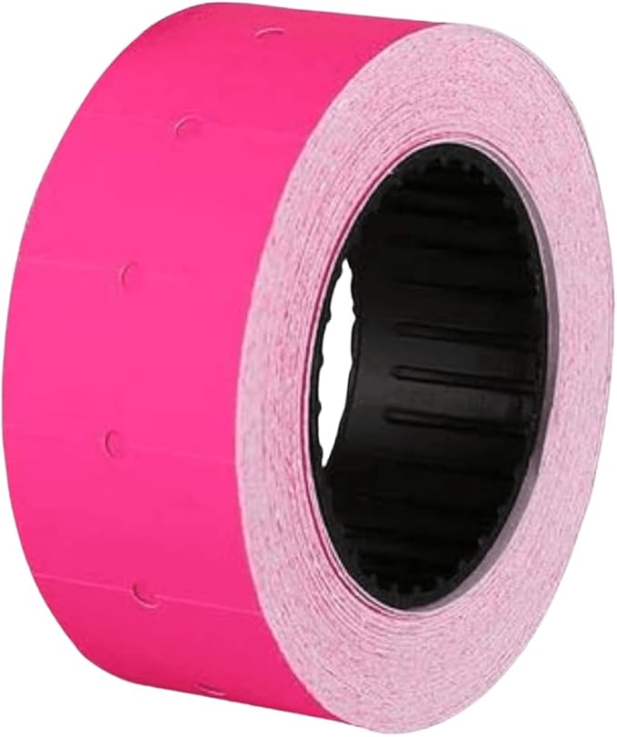 MX-6600 Price Labels | 2 Line White Blank Price and Date Gun Labels with 3 Ink Rolls | 30 Rolls / 15000 Fits MX-6600,MX-6602, YH-689 Guns (Without Gun)