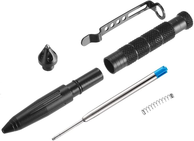 Pen Refills, 3.9in Blue Ink Pen Refills 1.0mm Replacement Ink for Ballpoint Pen Parker Pen Tactical Pen (10 Pack)