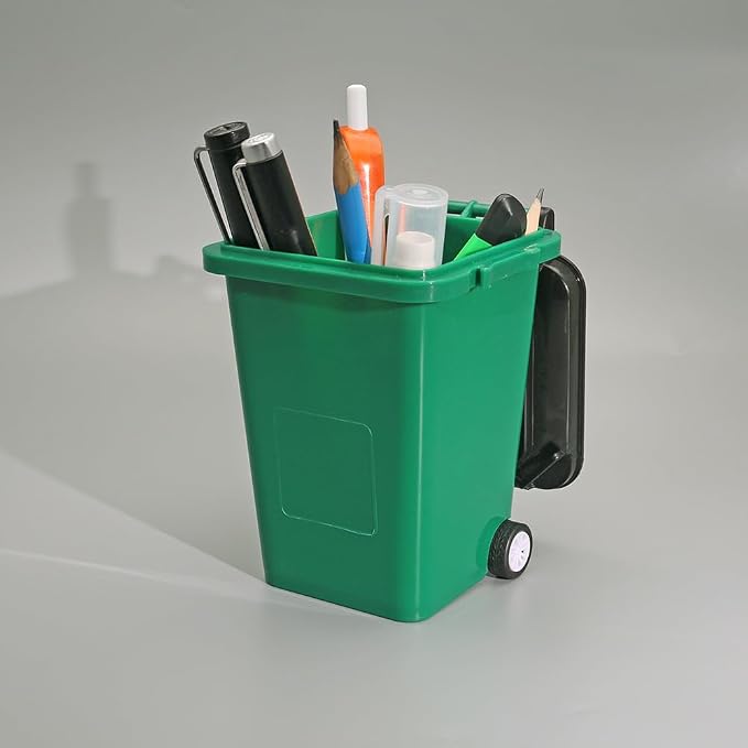 Adorable Cartoons Pencil Holders - Multifunctional Desktop Organizers (Mini Garbage Trash)