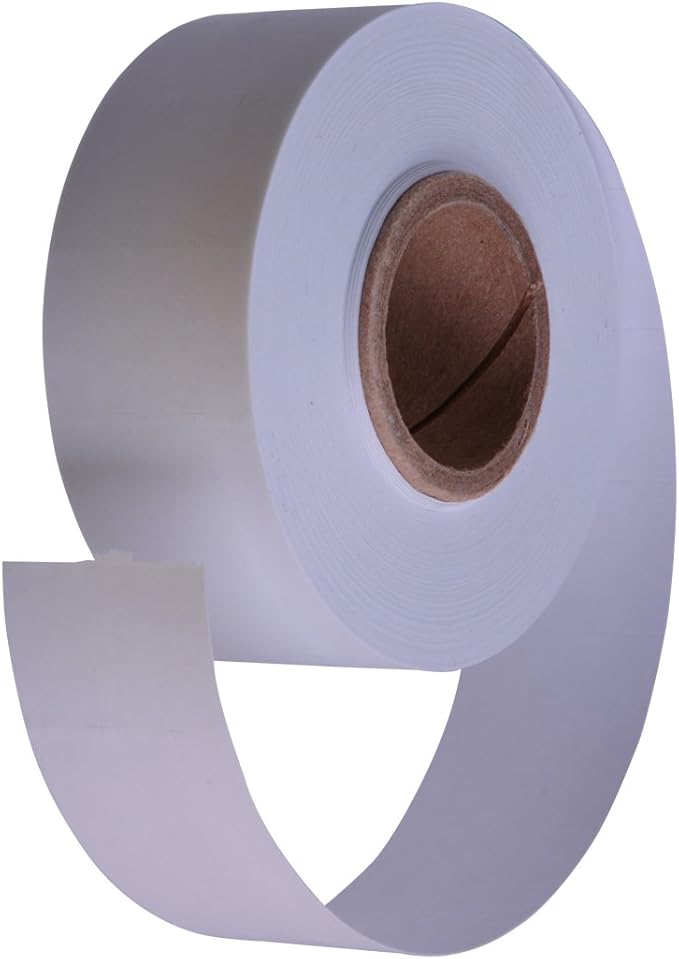 White No Tamper Proof Slits Labels to Fit The XL Pro® 25EC, 25EE, 25EEA, 25EEAA, and 265P Label Price Guns 20 Pack (Free Ink Roll Included)
