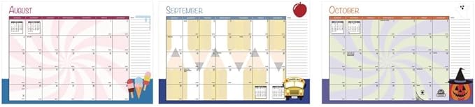 House of Doolittle 10 in. x 7 in. 12-Month (Jan to Dec) 2026 Seasonal Monthly Planner - Illustrated Seasons Artwork/Light Blue Cover