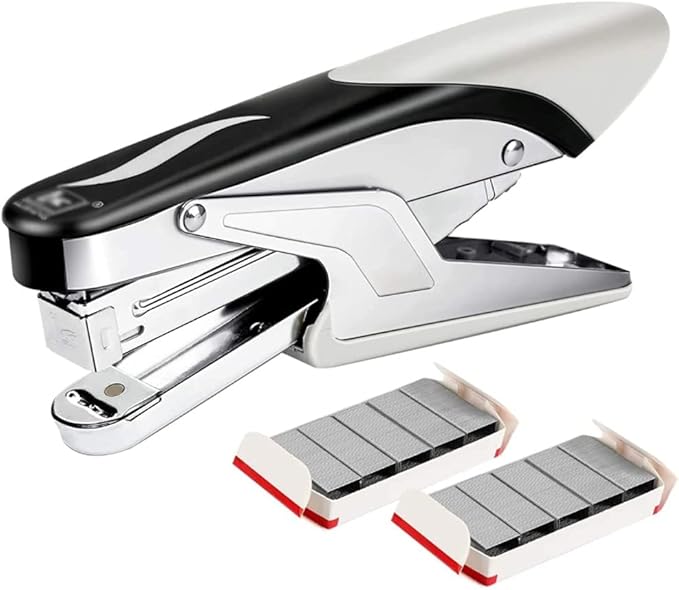 Creative Stapler Plier Stapler Heavy Duty Hand Held Stapler, 25 Sheets Capacity Desktop Office Stapler Manual Paper Stapler for Office Home Stapler for Gifts Stapler (Color : Stapler+Staples