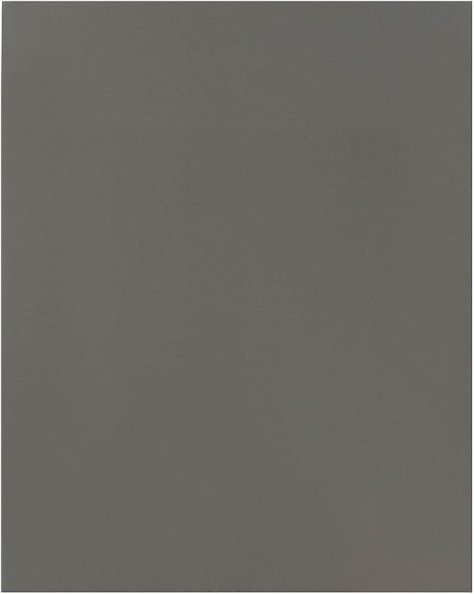 JAM PAPER Laminated Two Pocket Glossy School Folders - Letter Size - High Gloss Grey - Bulk 50/Box
