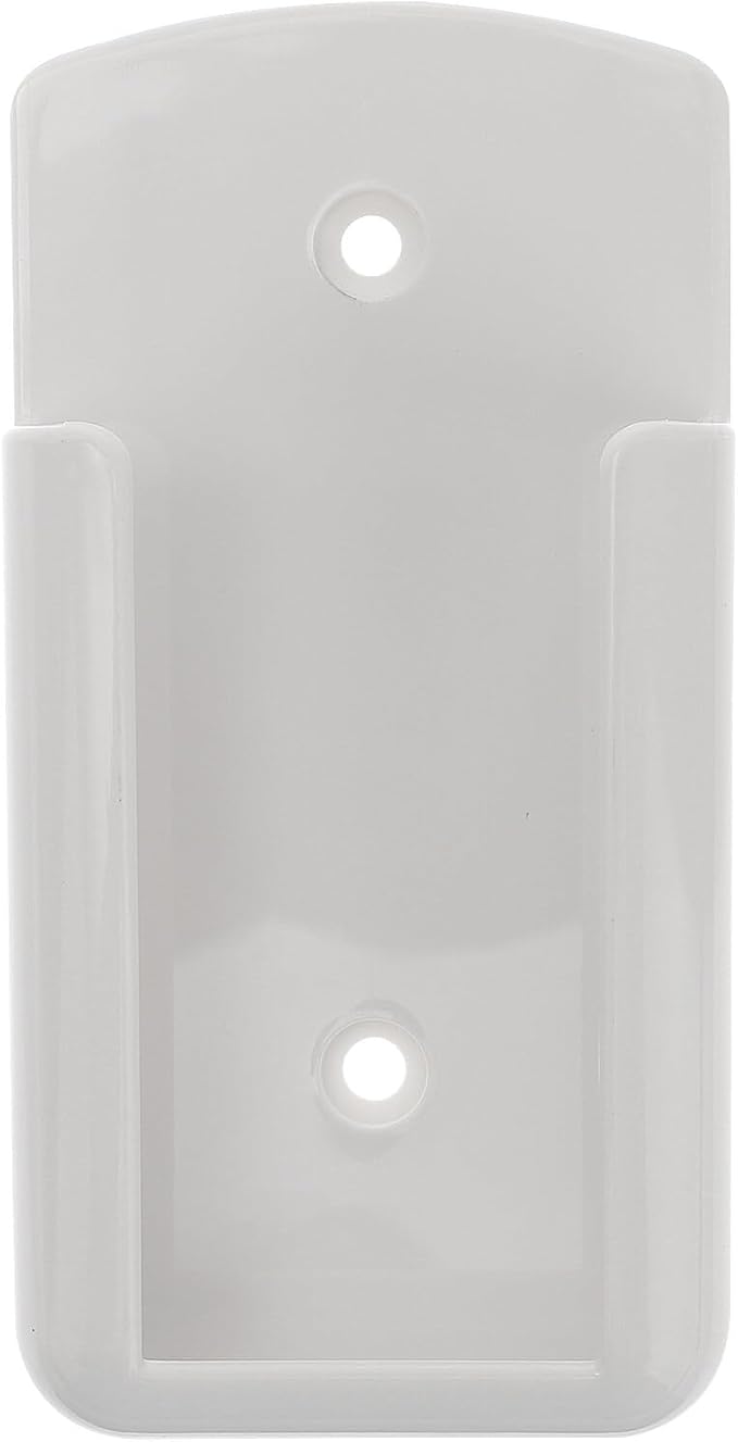 White Remote Control Holder Wall Mounted Remote Control Storage Box Wall Mount Remote Control Organizer Self Adhesive Remote Control Holder for for Home Office School Supply Storage