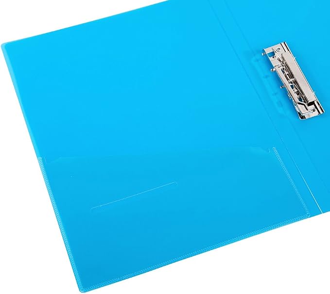 Filexec 6192, Clamp Binder, Frosted, Set of 6, 6 Assorted Colors Blueberry, Strawberry, Grape, Lime, Lemon, Tangerine (50028-6192)