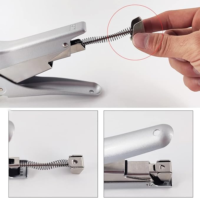 KUYWLMKMZZ Desk Stapler Stapler Hand-held Labor-Saving Stapler Clamp-Type Stapler Suitable for School Office Supplies Can Hold 50 Pages School Supplies (Color : A)
