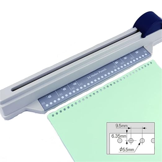 Porous Hole Puncher Loose-Leaf Manual Paper Office Use(26 Holes)