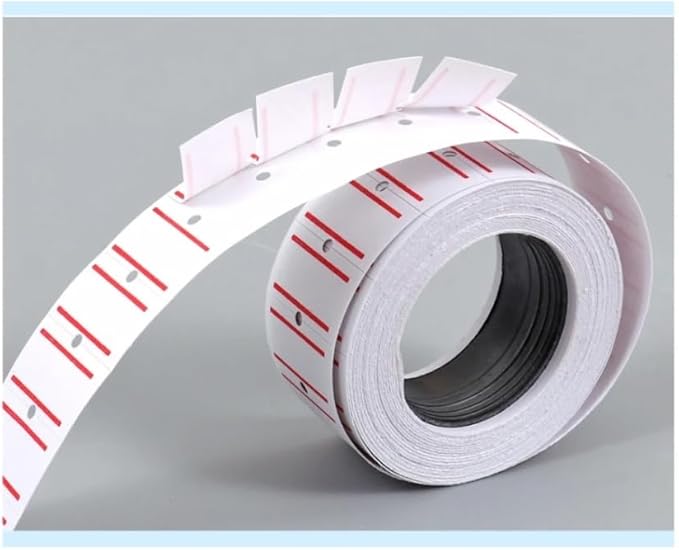 10 Rolls of White Price Labels 21x12mm (5000 Labels Total)