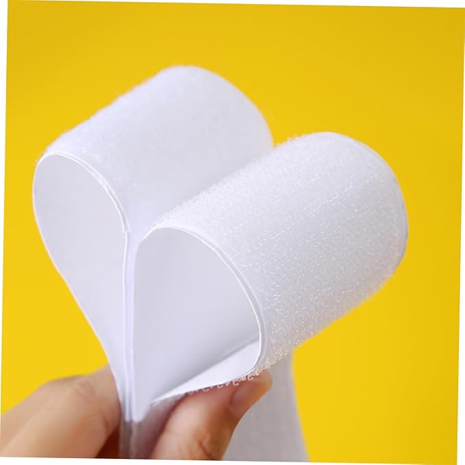 2 Rolls Guitar Pedal Board Mounting Tape Heavy Duty Hook and Loop Strips of Sticky Adhesive for Secure Attachment and Flexibility Effects Pedal Setup Configuration