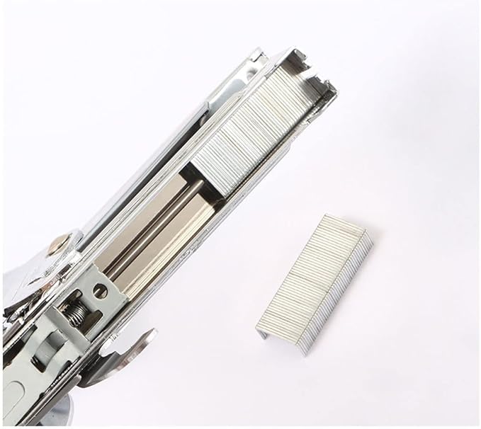 Desk Stapler Handheld Stapler Labor-Saving Office Supplies Stapler Portable Metal Stationery 20 Pages Capacity Classroom Or Desktop Accessories School Supplies (Color : A)
