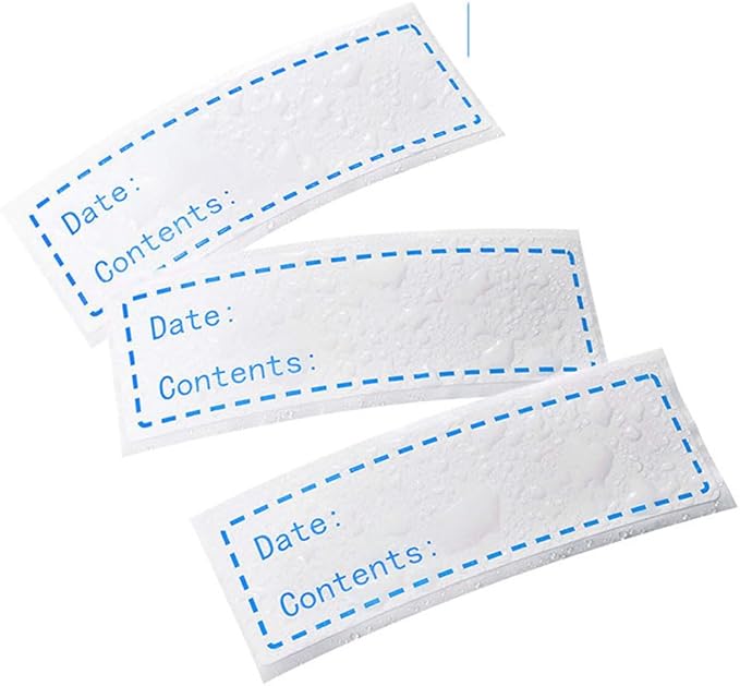 1 English Record Date Paste Record Date Sticker Removable Dissolvable Universal Labels Colored Labels Sticker Labels Refrigerator Freezer Paper Label Colored Tabs Stickers