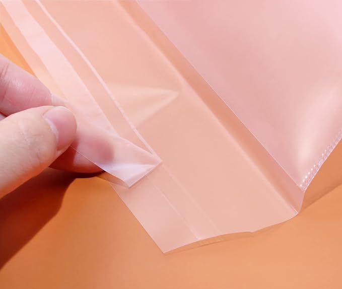 ONLYKXY 6pcs Clear Exercise Book Covers for Home Office Books Waterproof Plastic Sleeves Multiple Colors Book Case (10.4x7.4，16K)