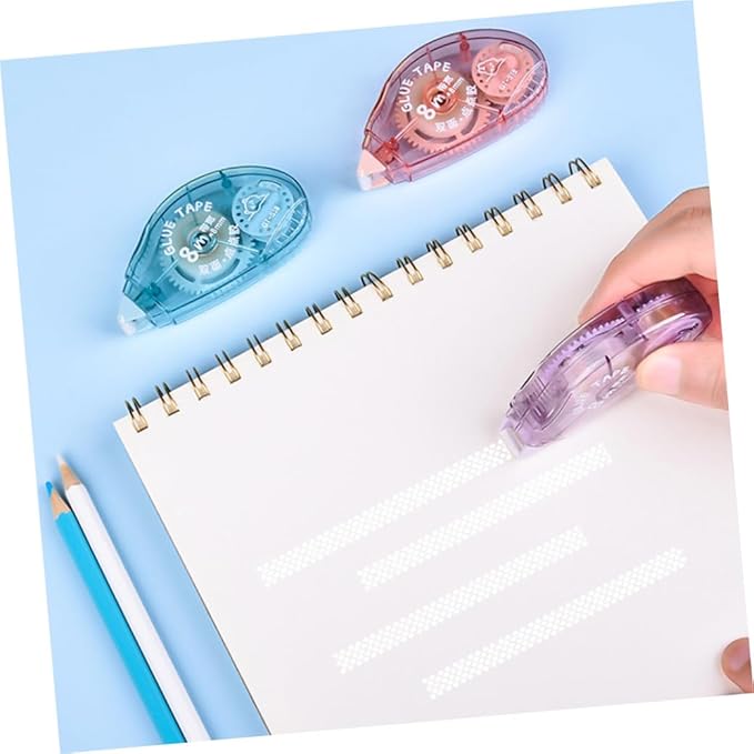 4pcs Correction Tape for Students Dual-sided Correction Tapes Practical Study Tools Aesthetic Office Supplies Mixed Colors