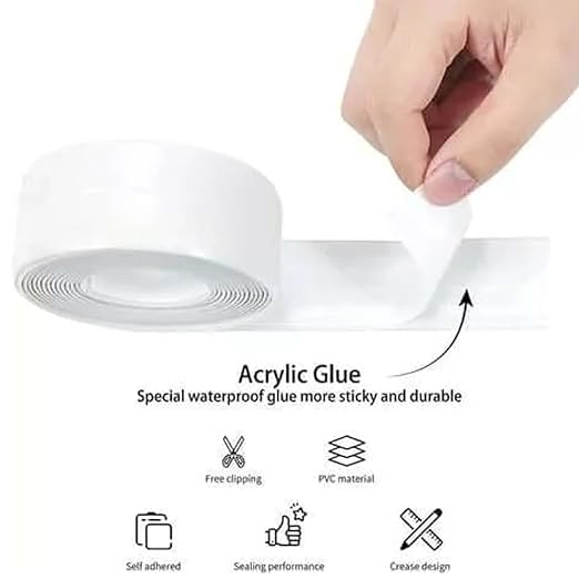 Tape Strip - Strong Adhesive and Durable Design for Various Surfaces - Ideal for Home and Office Use