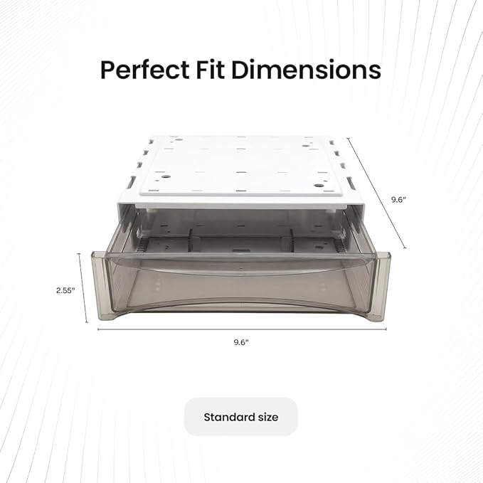 Under Desk Drawer 2-pack from 2B Neat - Self Adhesive Hidden Drawers - Heavy Duty Plastic - Easy Installation - Under Shelf Organizer for Office and Schools Supplies