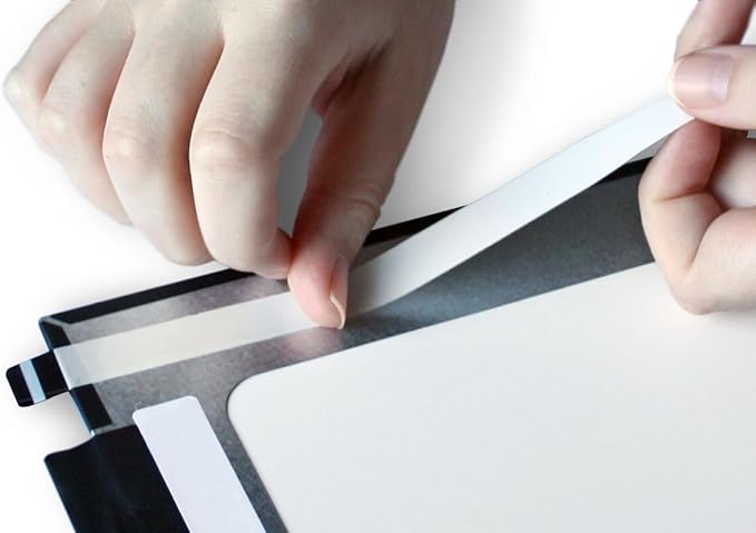 SCREENARAMA 4 x Adhesive Strips Mounting Stretch-Release Pull Tabs with Handle for Laptop LCD Screens Without Tabs