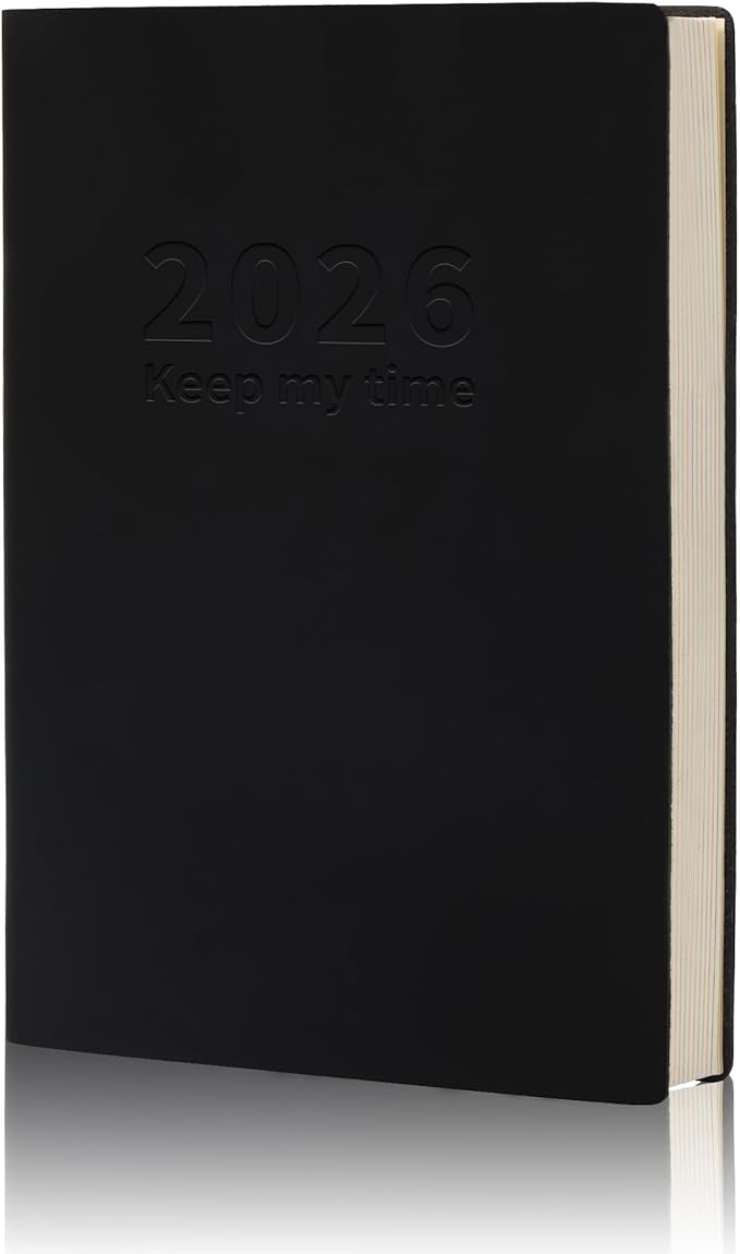 Planner 2026 Weekly and Monthly Planners for Purse 5.5" x 3.9"Cute Small Daily Academic Calendar 320page Hardcover Planning Agenda Book Academic Planner Vegan Leather Softcover, Goal Tracker Organizer Planning for Daily Schedule School Office Schedule ...