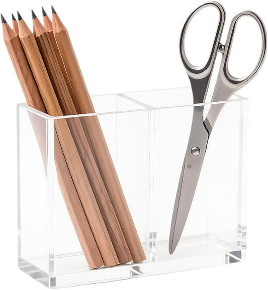 Adorable Cartoons Pencil Holders - Multifunctional Desktop Organizers (transparent)