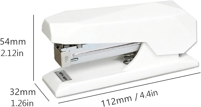 Stapler Office Stapler Desktop Stapler School Classroom or Desktop Accessories Staples up to 20 Sheets Mint Green White Office Stapler (Color : Light Green)