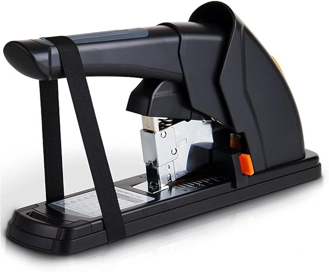 KUYWLMKMZZ Desk Stapler Heavy Duty Stapler Office Labor-Saving Stapler Suitable for Learning and Office Document Binding Practical Office Supplies Black School Supplies (Color : A)