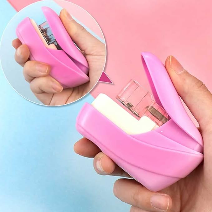 Staple-Free Stapler Office Student Stationery Paper Document Binding Machine Binding Tool Supplies(E)