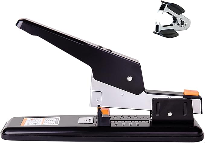 Liudan Stapler Desktop Stapler One Touch Stapler Lift Easy to Load Ergonomic Stapler Contains Staples and Stack Remover Office Stapler