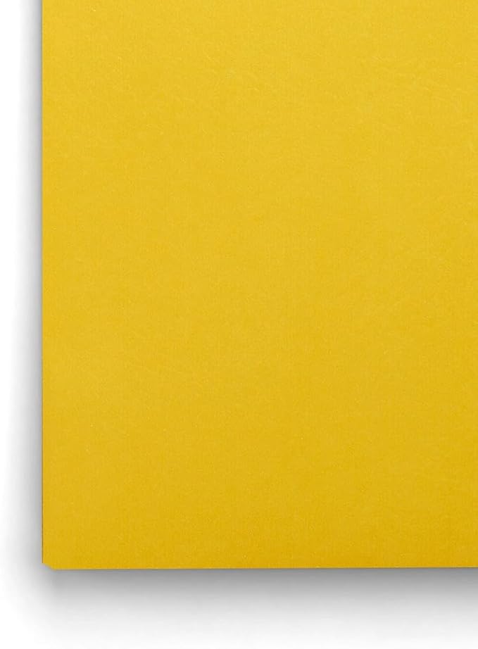 Staples 10% Recycled Smooth 2‑Pocket Paper Presentation Folders with Fasteners, Letter Size Project Folders for Office & School, Yellow, 10‑Pack