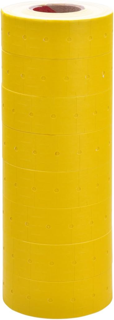 Yellow Labels to fit Towa® GS Series/Halmark/Century Price Guns 16 Pack (Free Ink roll Included)