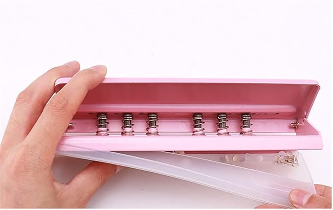 Adjustable Metal 6 Hole Hole Punch Standard Sheet Adjustable Hole Punch Planner Scrapbook Tool