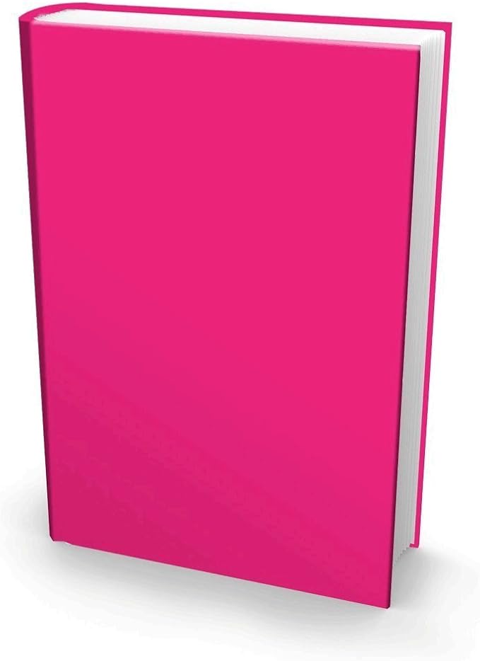 Book Sox Stretchable Book Cover: Jumbo Solid Pink. Fits Most Hardcover Textbooks up to 9" x 11". Adhesive-Free, Nylon Fabric School Book Protector. Easy to Put On. Washable & Reusable Jacket.