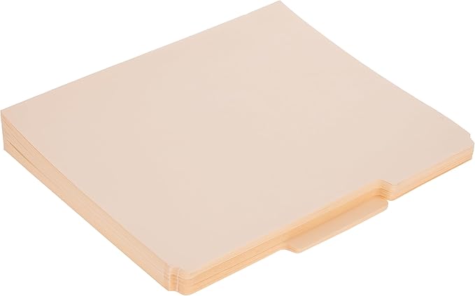 Pendaflex Double Stuff File Folders, Letter Size, Manila, 1/3 Cut, 50/BX (54459EE)