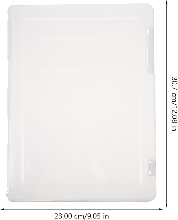 Ciieeo Certificate Case and A4 Document Organizer Large Capacity Craft Paper Storage Box Office File Holder Document Supply Storage for Home and School
