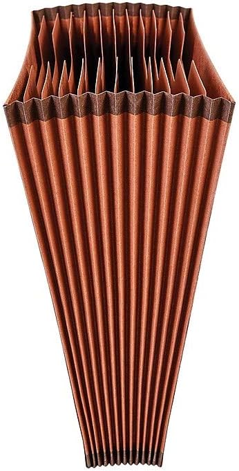 Staples Heavy‑Duty Expanding File, Jan–Dec Monthly Index, Letter Size, Durable Brown Redrope Construction