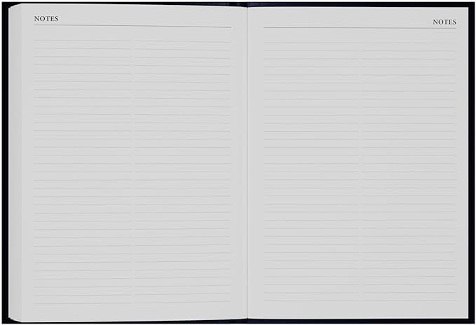 Collins - Essential - 2026 12 Month Calendar Year Planner, Day-To-Page Diary, A5 Hard Cover - Maroon (ESSA51.78-26)
