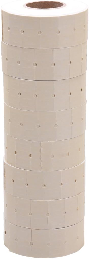 Ivory Labels to fit Towa® GS Series/Halmark/Century Price Guns 16 Pack (Free Ink roll Included)