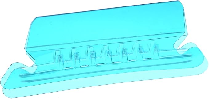 50PCS 2 Inch Blue PVC Hanging File Folder Tabs with Paper Insert Office Product Interior Folder Indexing Tool