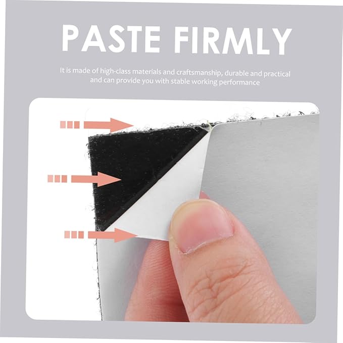 STOBOK 30sets Double-Sided Hook and Loop Adhesive Strips for Home and Office Use Durable and Lightweight Carpet Tapes for Various Surfaces Easy to Install