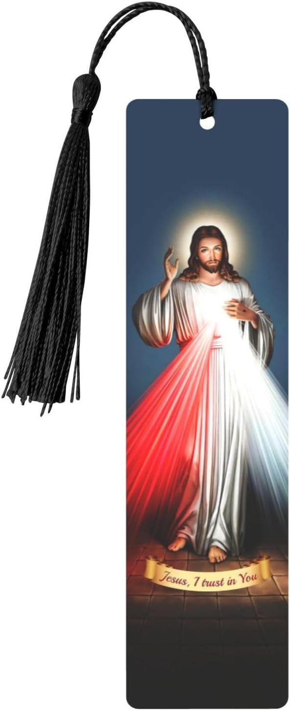 Jesus Bookmark for Book Lover Christian Gifts for Women Men Divine Mercy Bookmark Religious Faith Based Gifts for Mom Grandma Friends
