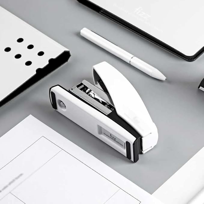 Stationery Stapler -Click Design Student Stapler Sturdy and Stationery Stapler, Suitable for School Office(Blue)