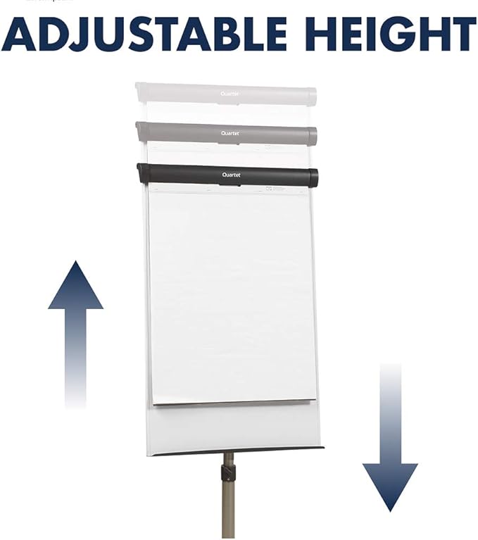 Quartet Easel, Magnetic Whiteboard/Flipchart, 3' x 2', Compass Mobile Presentation, Graphite Frame (ECM32EU)