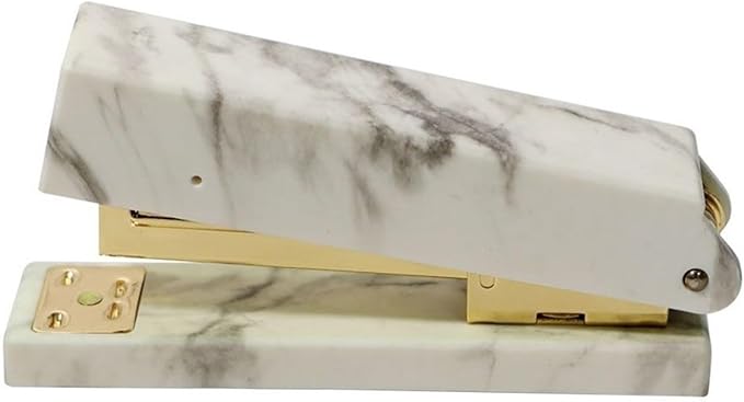 Stapler Desktop Stapler Retro Business Office Stapler Plastic Stapler Transparent Stapler Office Supplies Office Stapler (Color : C, Size : 4.9 * 1.2 * 2.4in)