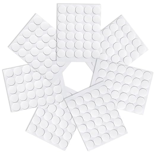 14sheets Double Sided Stickers Adhesive Dots Tape for Photo Wall Removable and Paint Safe Shape