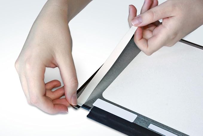 SCREENARAMA 4 x Adhesive Strips Mounting Stretch-Release Pull Tabs with Handle for Laptop LCD Screens Without Tabs